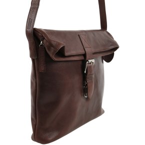 Saccoo Antonio L  Schultertasche brown