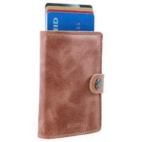 Secrid Miniwallet Vintage  cognac-rust