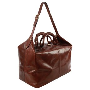 the bridge Reisetasche Schulterriemen 45cm Rindleder braun