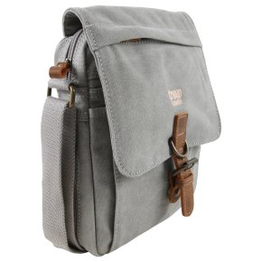 Troop London Across Body Bag Canvas ash grey