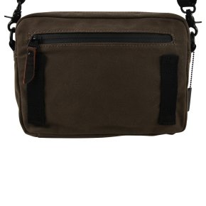 Troop London Across Body Bag  Canvas olive