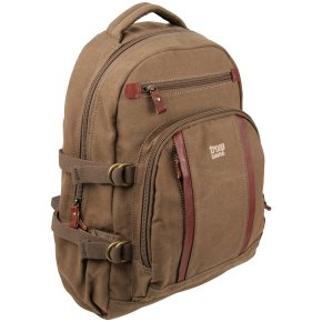 Troop London Backpack L Canvas brown