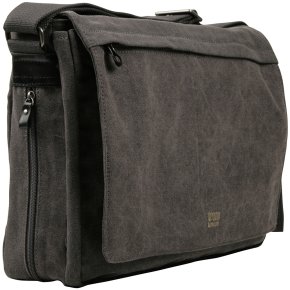 Troop London Messengerbag L Canvas black