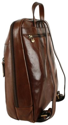 the bridge Rucksack Rindleder braun