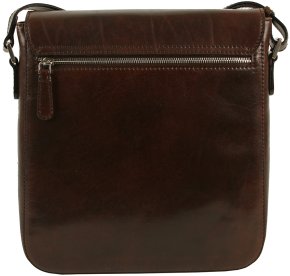 the bridge Messenger Bag mit Laptopfach für Herren testa di moro