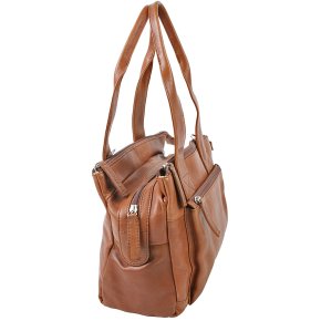 Saccoo UNIO S Handtasche cognac