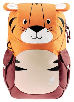 KIKKI Kinderrucksack mandarine-redwood