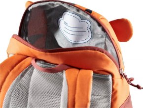 Deuter KIKKI Kinderrucksack mandarine-redwood