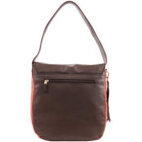 Bree JERSEY 3 Schultertasche cacao/tabasco