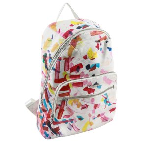 DESIGUAL CONFETTI LIMA Rucksack blanco