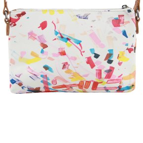 DESIGUAL CONFETTI DURBAN blanco Umhängetasche