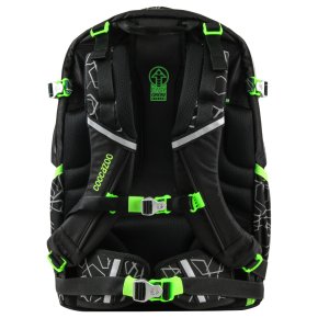 COOCAZOO ScaleRale Schulrucksack laserreflect solar-green