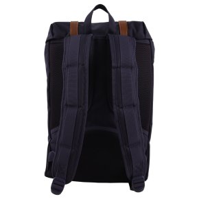 HERSCHEL LITTLE AMERICA MID purple velvet/tan