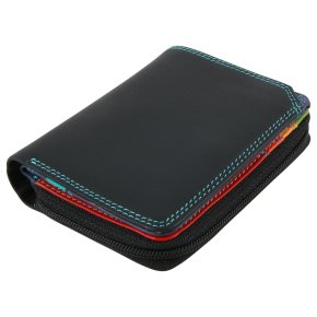 mywalit Small Wallet Zip Around Damenbörse black/pace