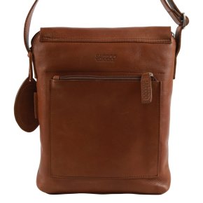 Saccoo Santos Schultertasche cognac