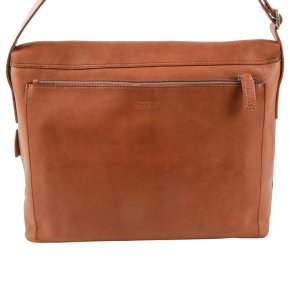 Saccoo MINAS L Schultertasche cognac