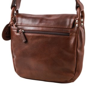 Saccoo HAMBIS Schultertasche brown