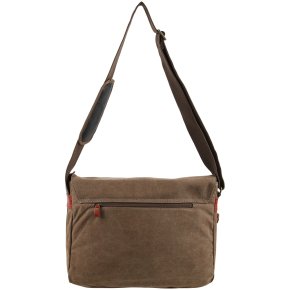 Troop London Messengerbag L Canvas brown