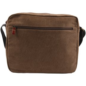 Troop London Messengerbag Tablet Canvas brown