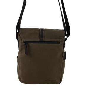 Troop London Across Body Bag  Canvas olive