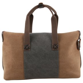 Troop London Travel Tote Bag  Canvas brown