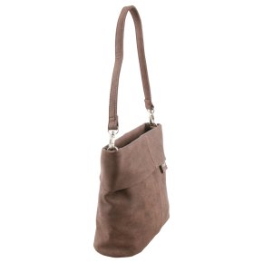 ZWEI Mademoiselle M8 Schultertasche nubuk brown