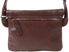 Saccoo BRANCOS kleine Schultertasche choco