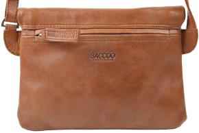 Saccoo BRANCOS kleine Schultertasche cognac