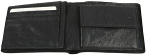 Strellson Billfold H6 Querscheinbörse schwarz