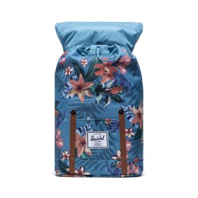 HERSCHEL RETREAT CLASSICS Rucksack summer floral heaven blue