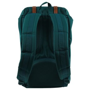 HERSCHEL LITTLE AMERICA DEEP TEAL/tan