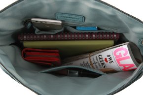 FredsBruder RIFFELPÜPPY Schultertasche light petrol