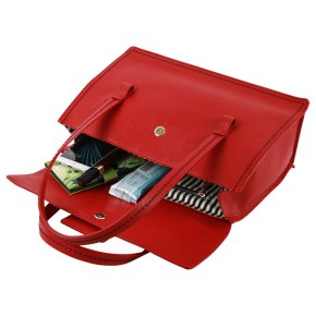 PLINIO VISONA CALIFORNIA Schultertasche lacca red