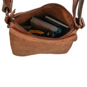 Saccoo Santos Schultertasche cognac