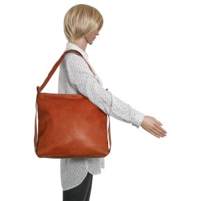 Saccoo Cascas L Shopper cognac