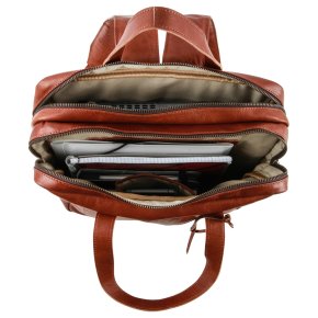 Saccoo Ramon BF Laptoprucksack cognac