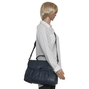  MRS. VELVET PIE Henkeltasche navy