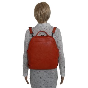  MRS. MUD CAKE 2in1 Rucksack burnt orange