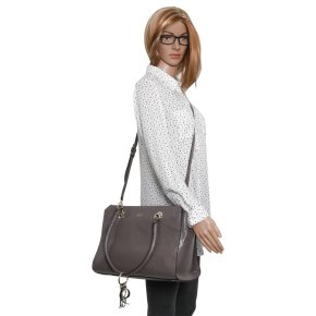 Guess TAMRA SOCIETY CARRY Handtasche taupe