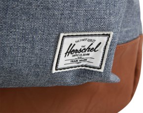 HERSCHEL HERITAGE CHAMBRAY crosshatch/tan