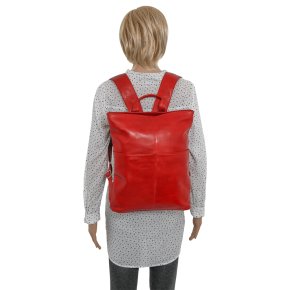 Saccoo MUSTERS Laptoprucksack red