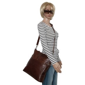 Saccoo RIO Schultertasche brown