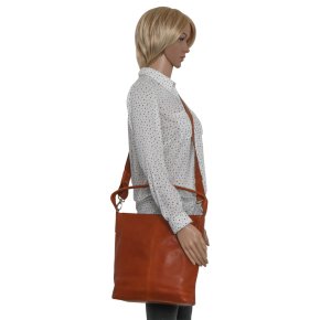 Saccoo ALOTA M Schultertasche cognac