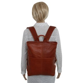 Saccoo Musters BF Laptoprucksack cognac