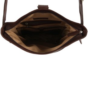 Saccoo Antonio L  Schultertasche brown