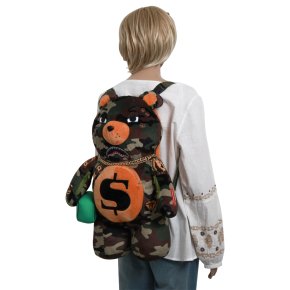 Sprayground Rucksack money bear camo