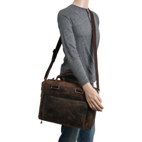 Strellson Richmond briefbag dark brown