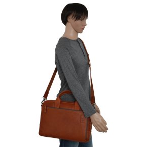 Strellson hyde park Laptoptasche cognac