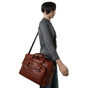 Strellson Sutton Laptoptasche cognac