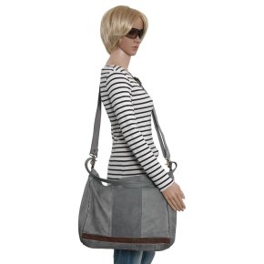 Taschendieb Wien Schultertasche light grey